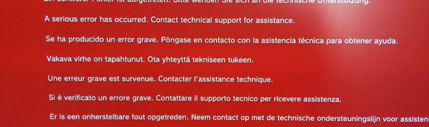 Como resolver a Tela Vermelha da Morte no PS3