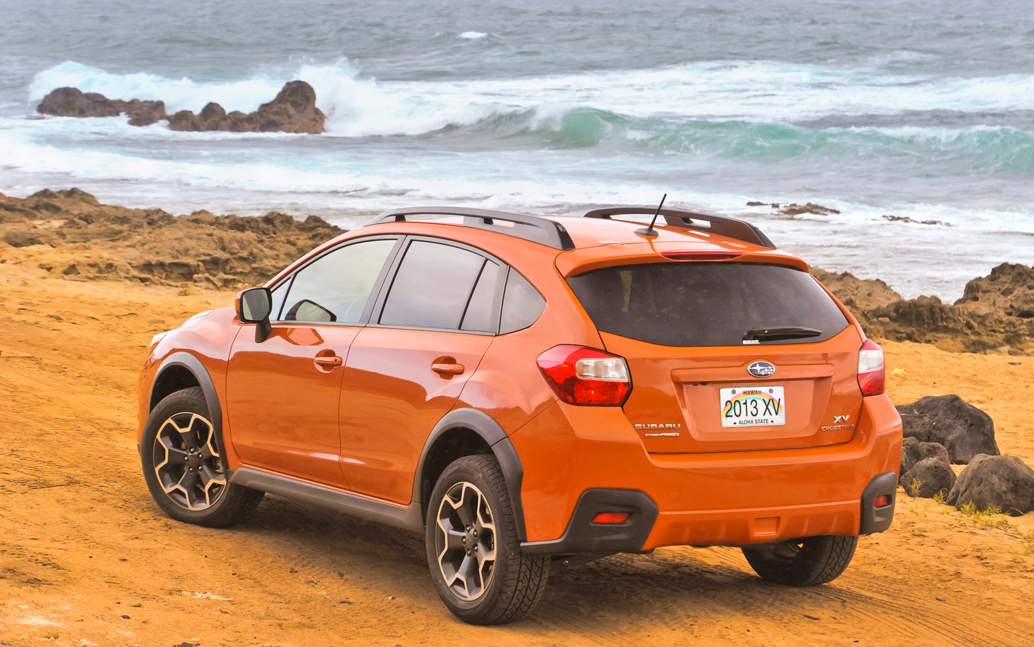 2013-Subaru-XV-Crosstrek-rear-three-quarters